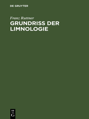 cover image of Grundriß der Limnologie
